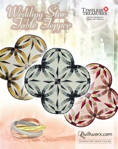 Wedding Star tafel quilt